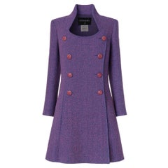CHANEL 13K$ Paris / Bombay CC Gripoix Buttons Tweed Coat 48 FR
