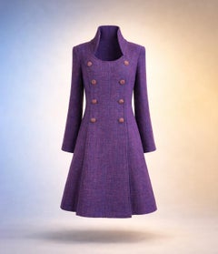 Chanel 13K$ Parigi / Bombay CC Gripoix Bottoni Cappotto in tweed 48 FR