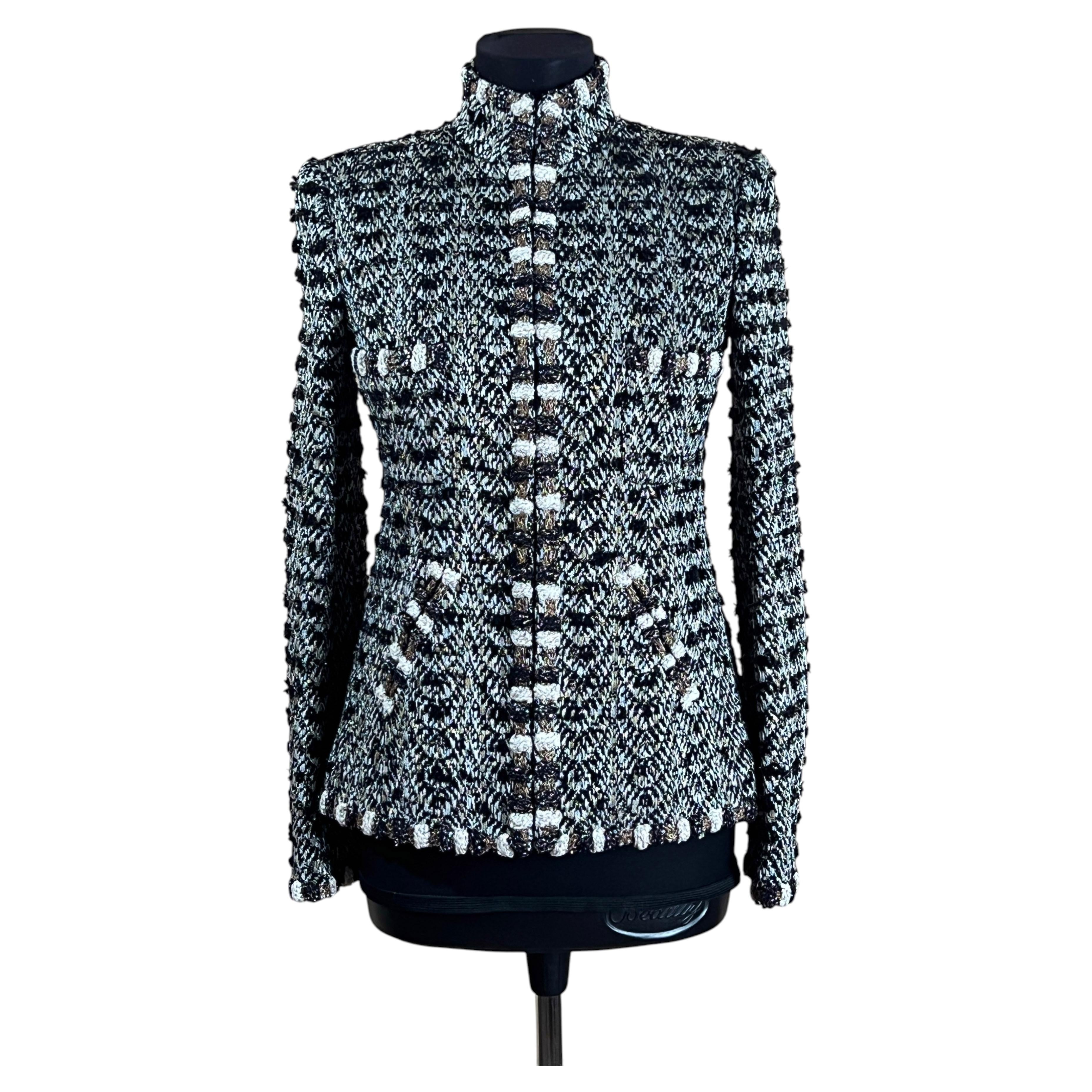 CHANEL 13K$ Paris / Bombay Runway Tweed Jacke 38 FR