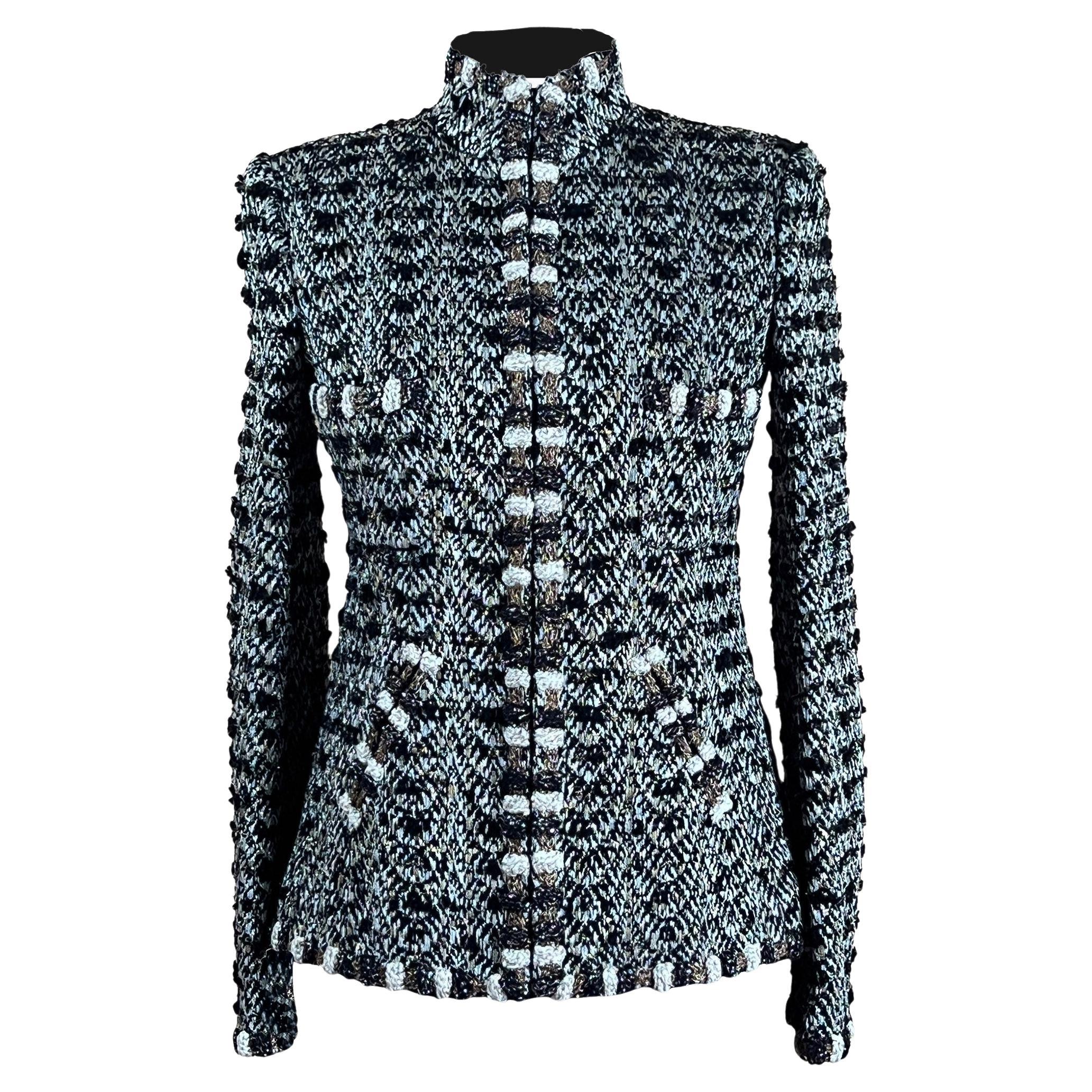 CHANEL 13K$ Paris / Bombay Runway Tweed Jacket 42 FR