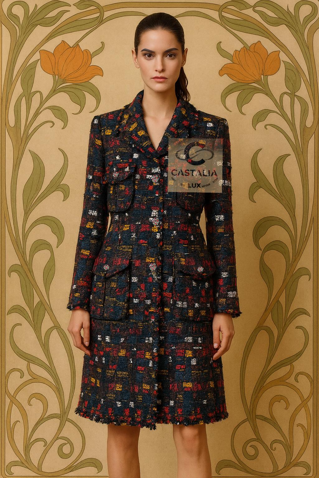 Chanel - Raro cappotto in tweed da collezione 
- Parigi / EDINBURGH Métiers d'Art 2013 - Di Karl Lagerfeld
  La valutazione della boutique supera i 13.000 dollari e rimane un capolavoro di rarità e risonanza.

- Per i conoscitori della mitologia