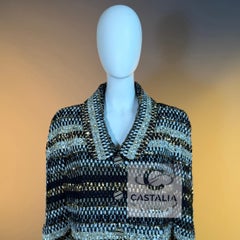 CHANEL 13K$ Paris / EGYPT Sequinned Lesage Tweed Jacket 42 FR