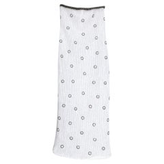 Chanel 13K$ Rare Jewel Pearl Embellished Dress