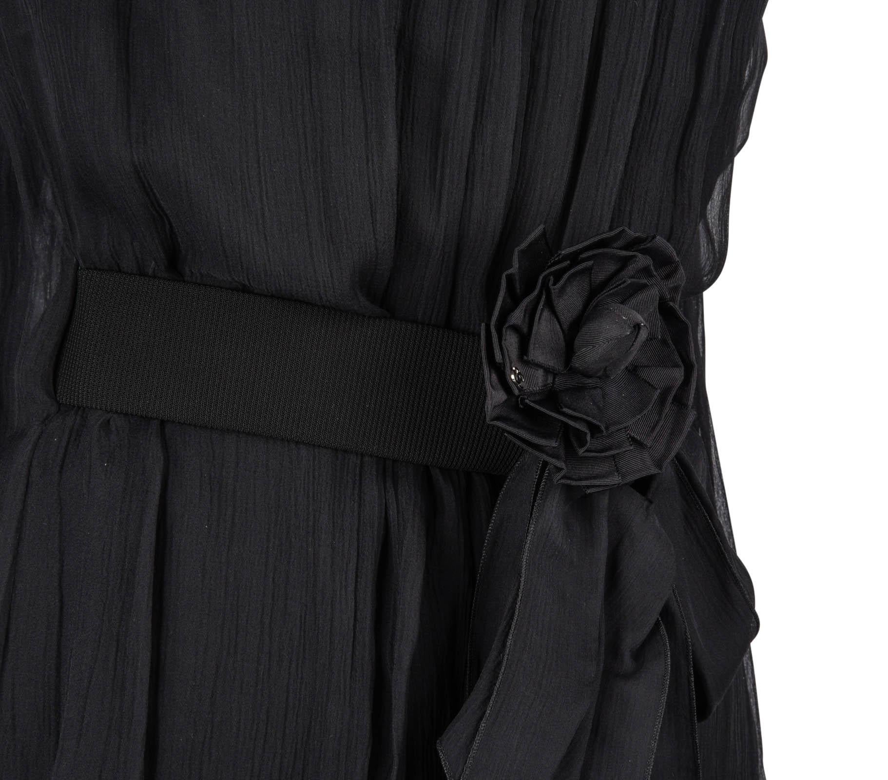 Chanel 13P Dress Black Sleeveless Culotte 34 / 2 7