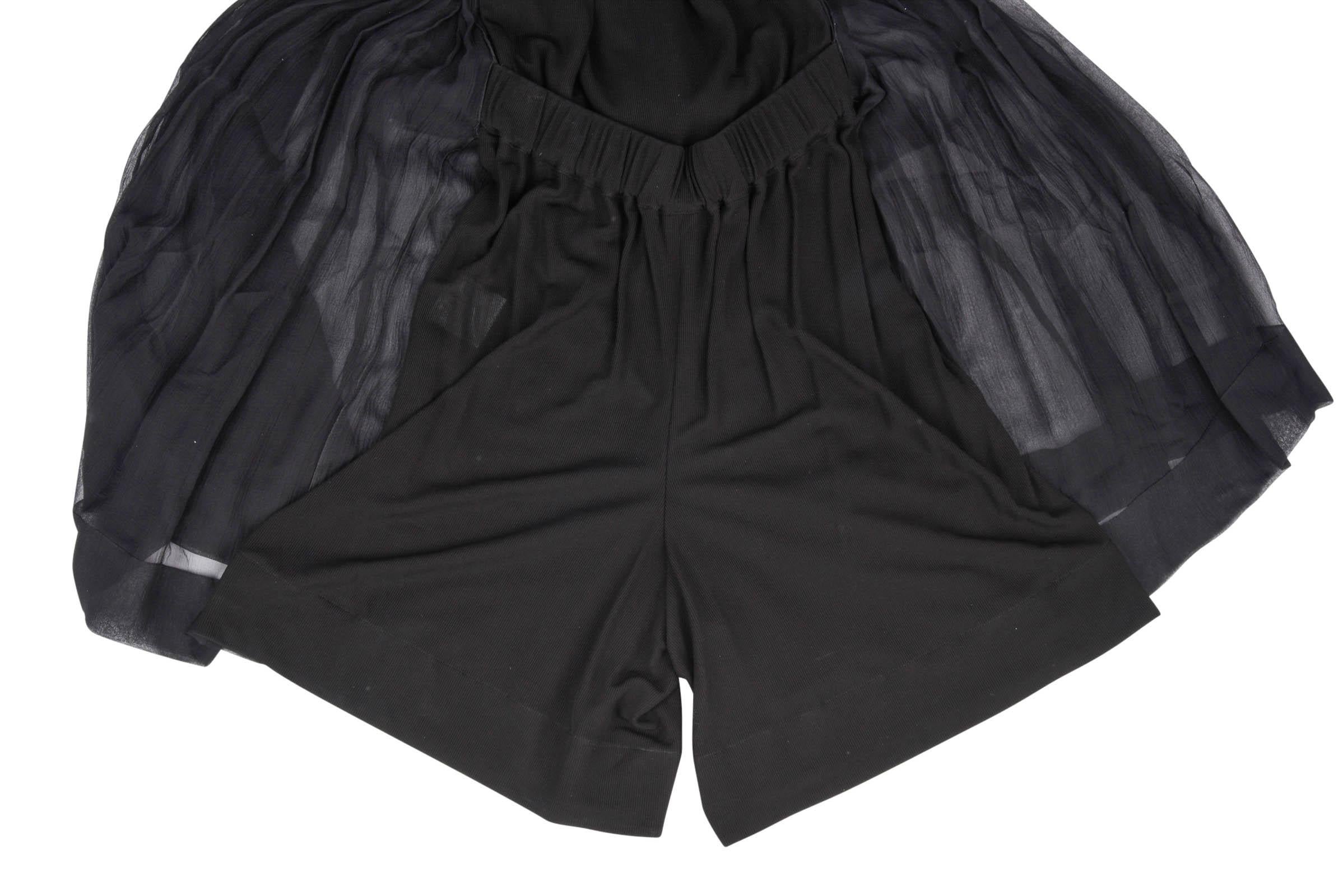Chanel 13P Dress Black Sleeveless Culotte 34 / 2 11