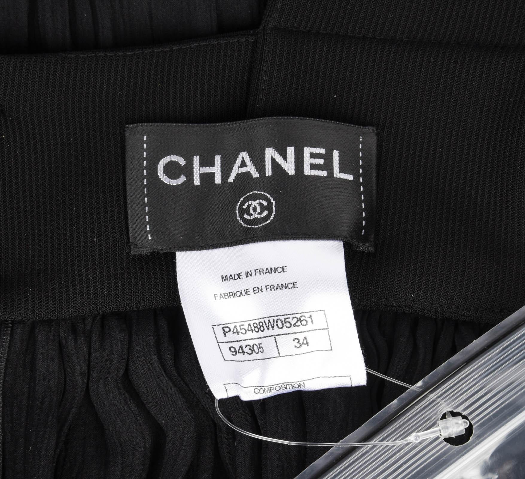 Chanel 13P Dress Black Sleeveless Culotte 34 / 2 12