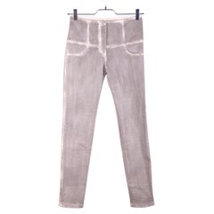 Chanel 14A Paris Dallas Jeans grigio chiaro