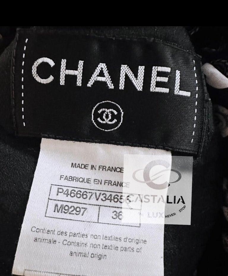 Chanel 14K$ CC Logo Maxi Schwarz Seidenkleid 36 FR im Angebot 8