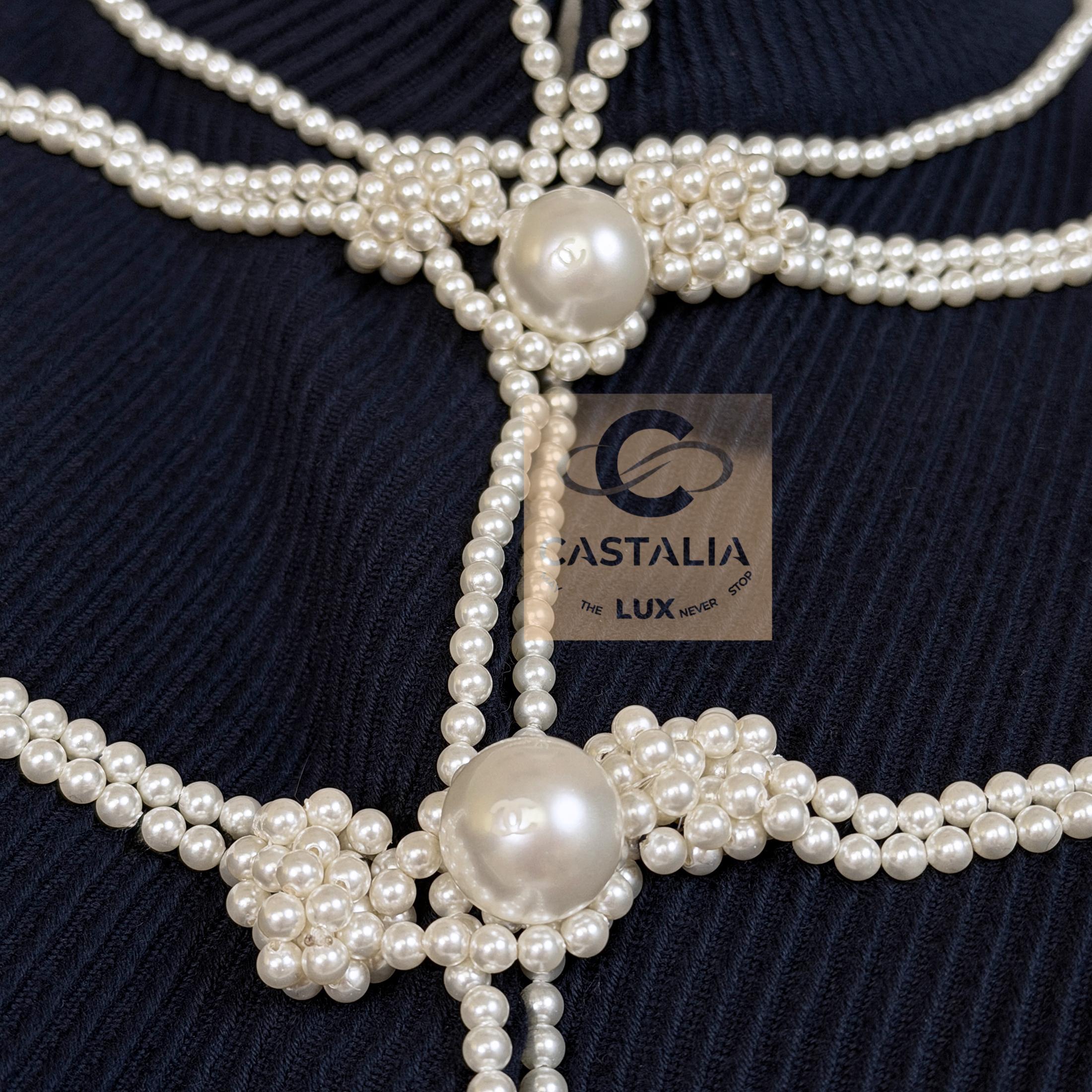 CHANEL 14K$ Extrem Selten 2009 Perlenbesetztes Kleid 38 FR im Angebot 7