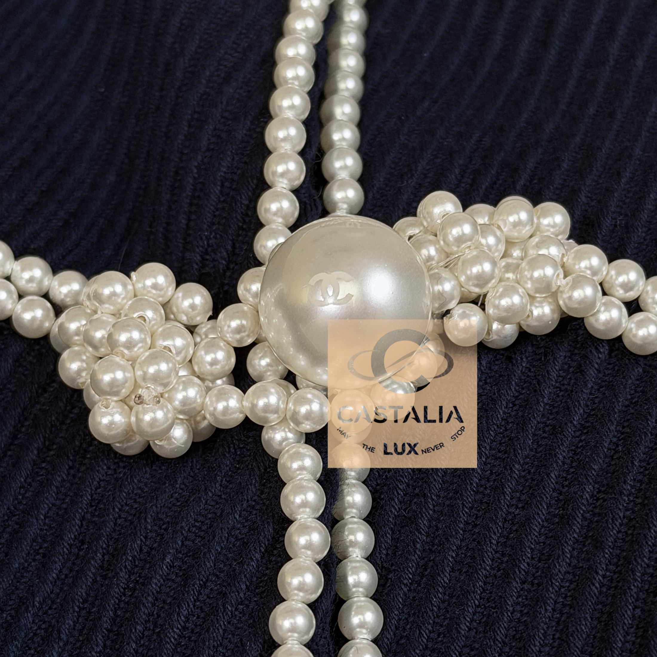 CHANEL 14K$ Extrem Selten 2009 Perlenbesetztes Kleid 38 FR im Angebot 8