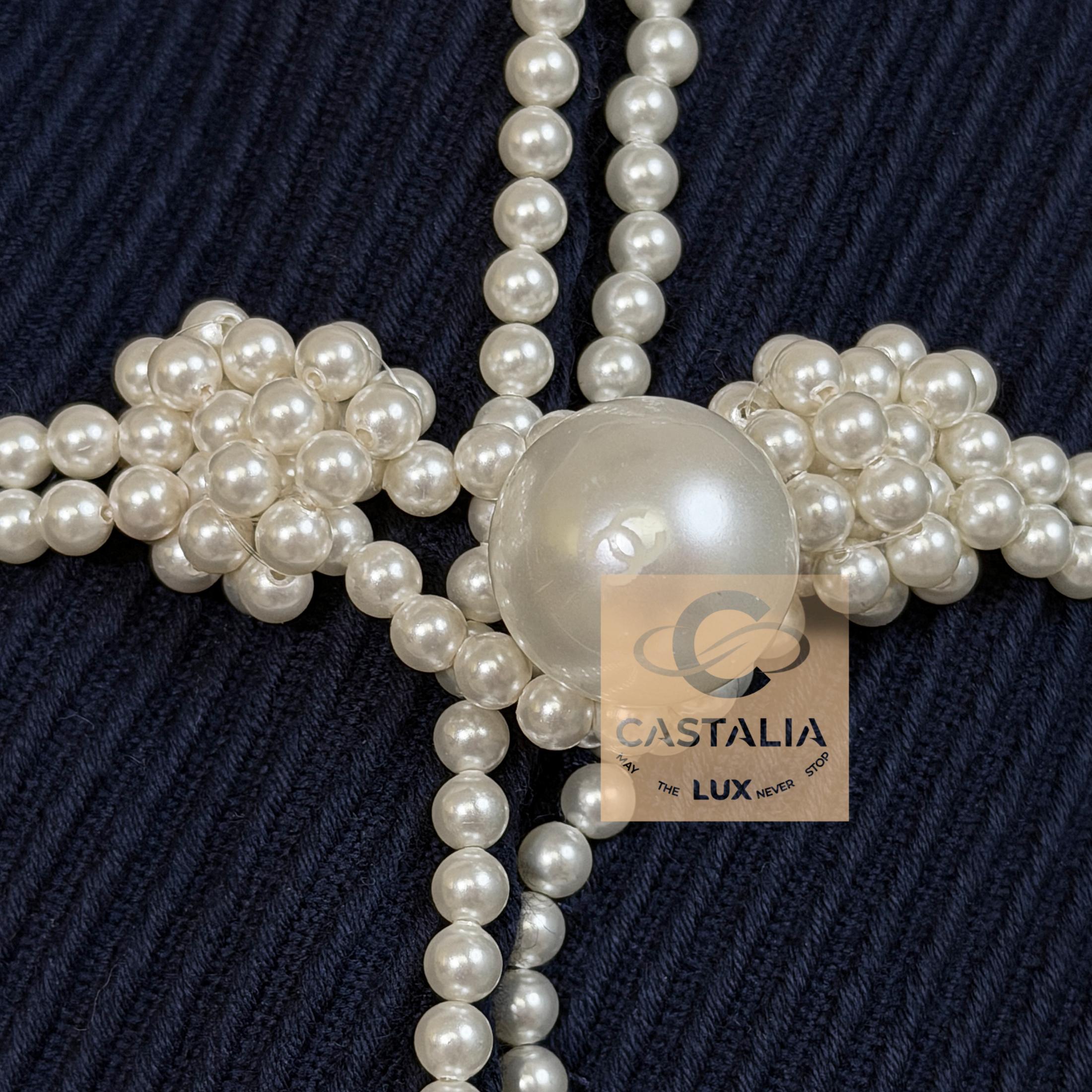 CHANEL 14K$ Extrem Selten 2009 Perlenbesetztes Kleid 38 FR im Angebot 12