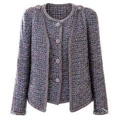 Chanel 14K$ Museum Level Bejewelled Tweed Ensemble 36 FR