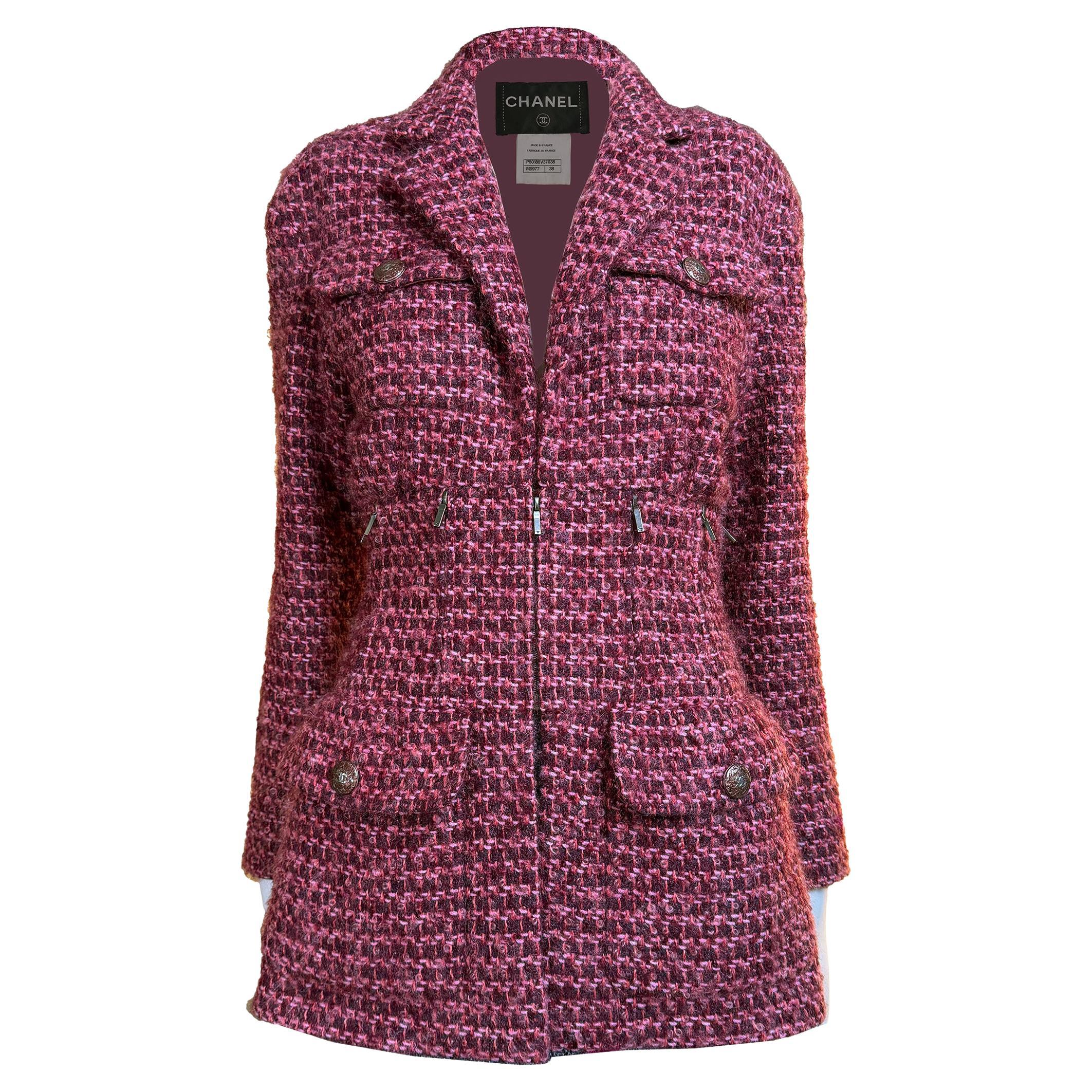 CHANEL 14K$ Museum Rare Supermarket Architectural Tweed Jacket
