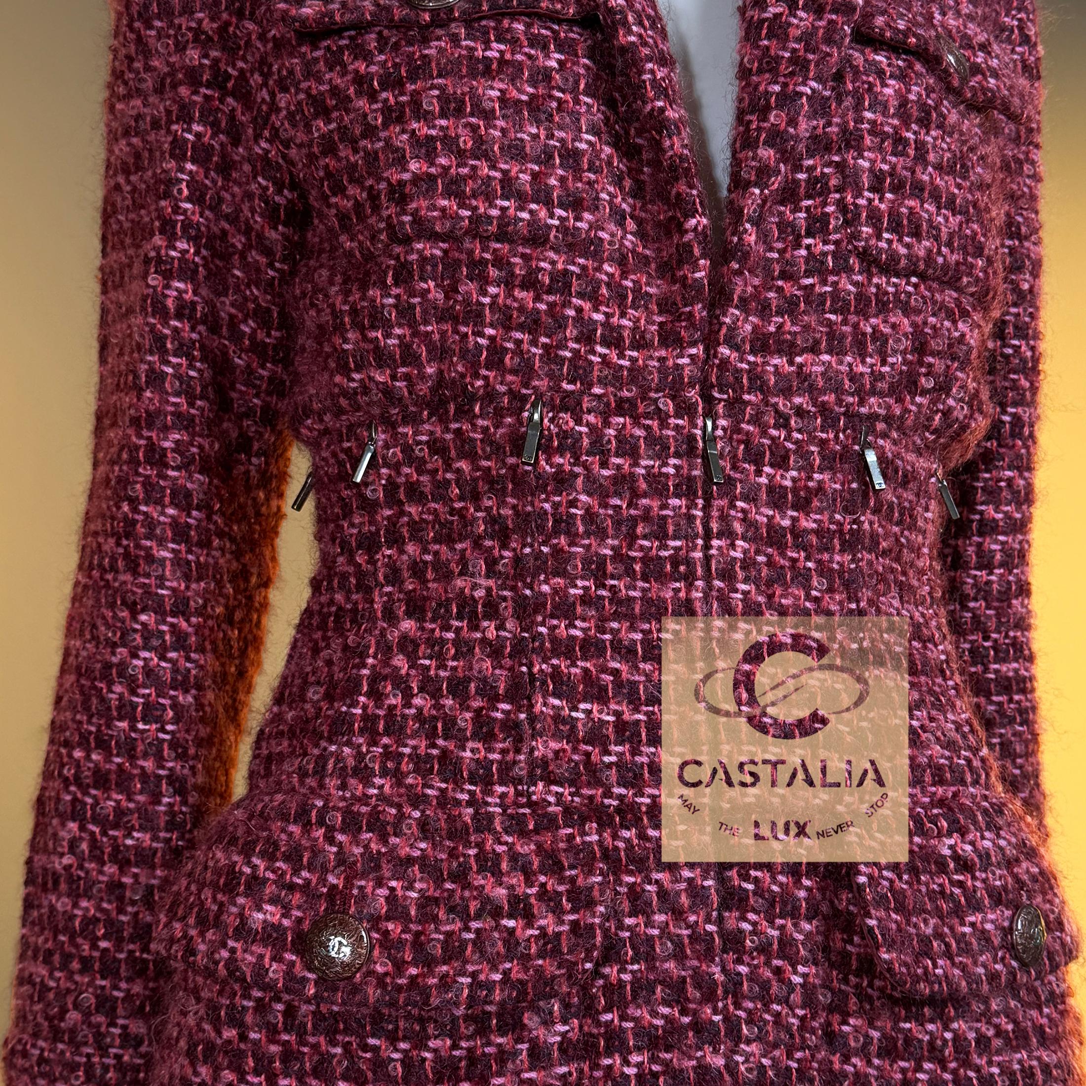 CHANEL 14K$ Museo Raro Supermercado Chaqueta de tweed 38 FR en venta 5