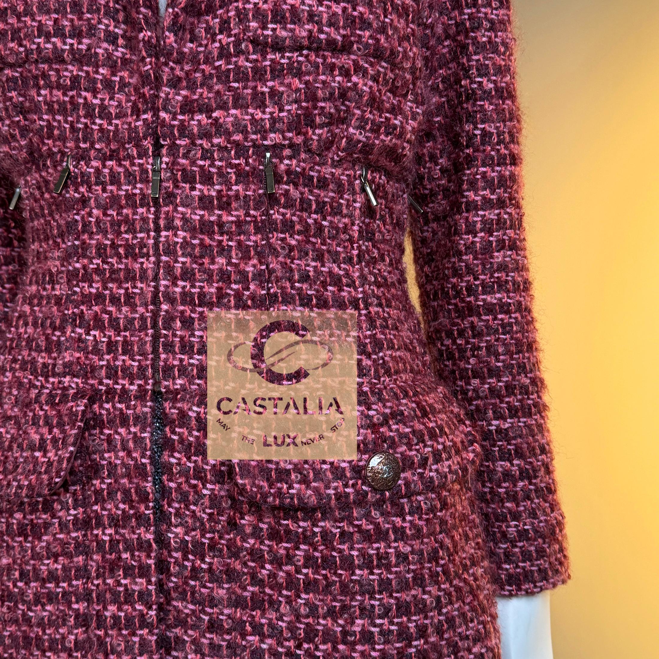 CHANEL 14K$ Museo Raro Supermercado Chaqueta de tweed 38 FR en venta 6