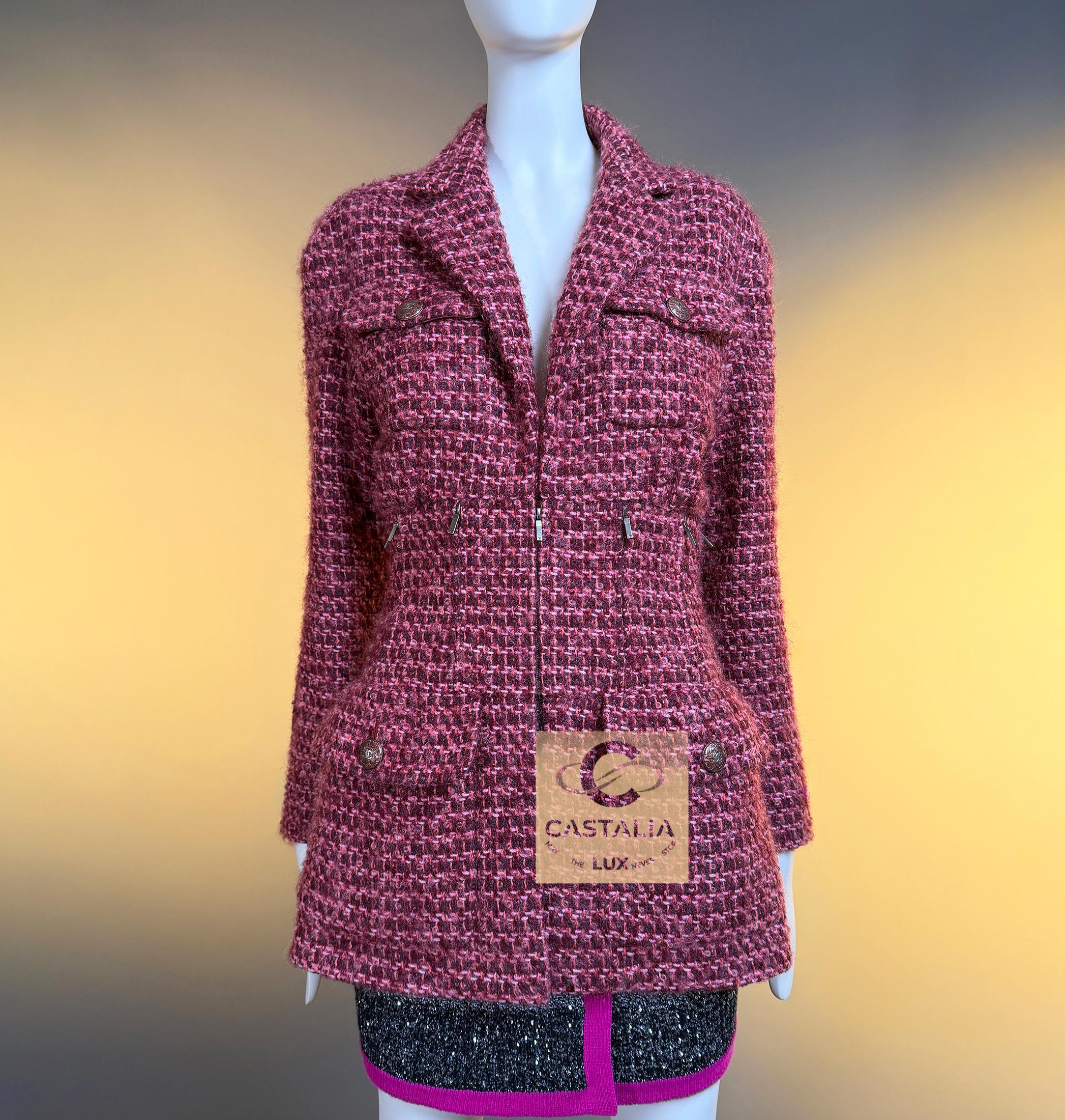 CHANEL 14K$ Museo Raro Supermercado Chaqueta de tweed 38 FR en venta 7