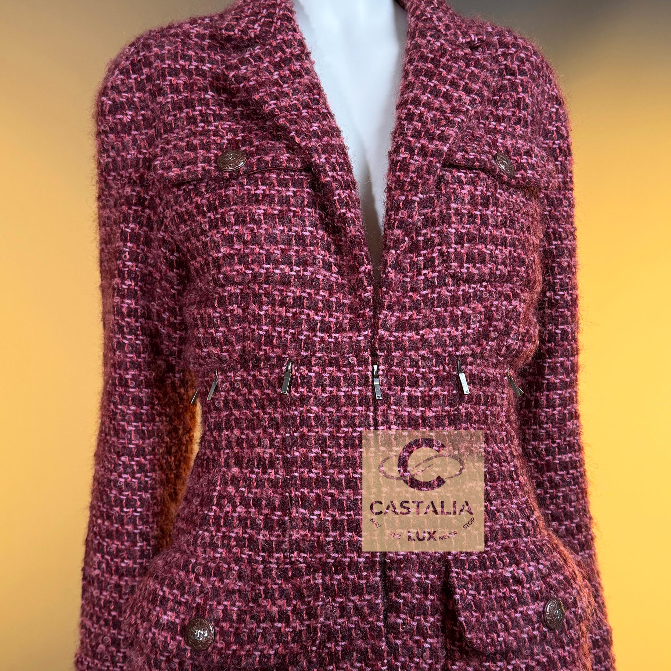 CHANEL 14K$ Museo Raro Supermercado Chaqueta de tweed 38 FR en venta 8