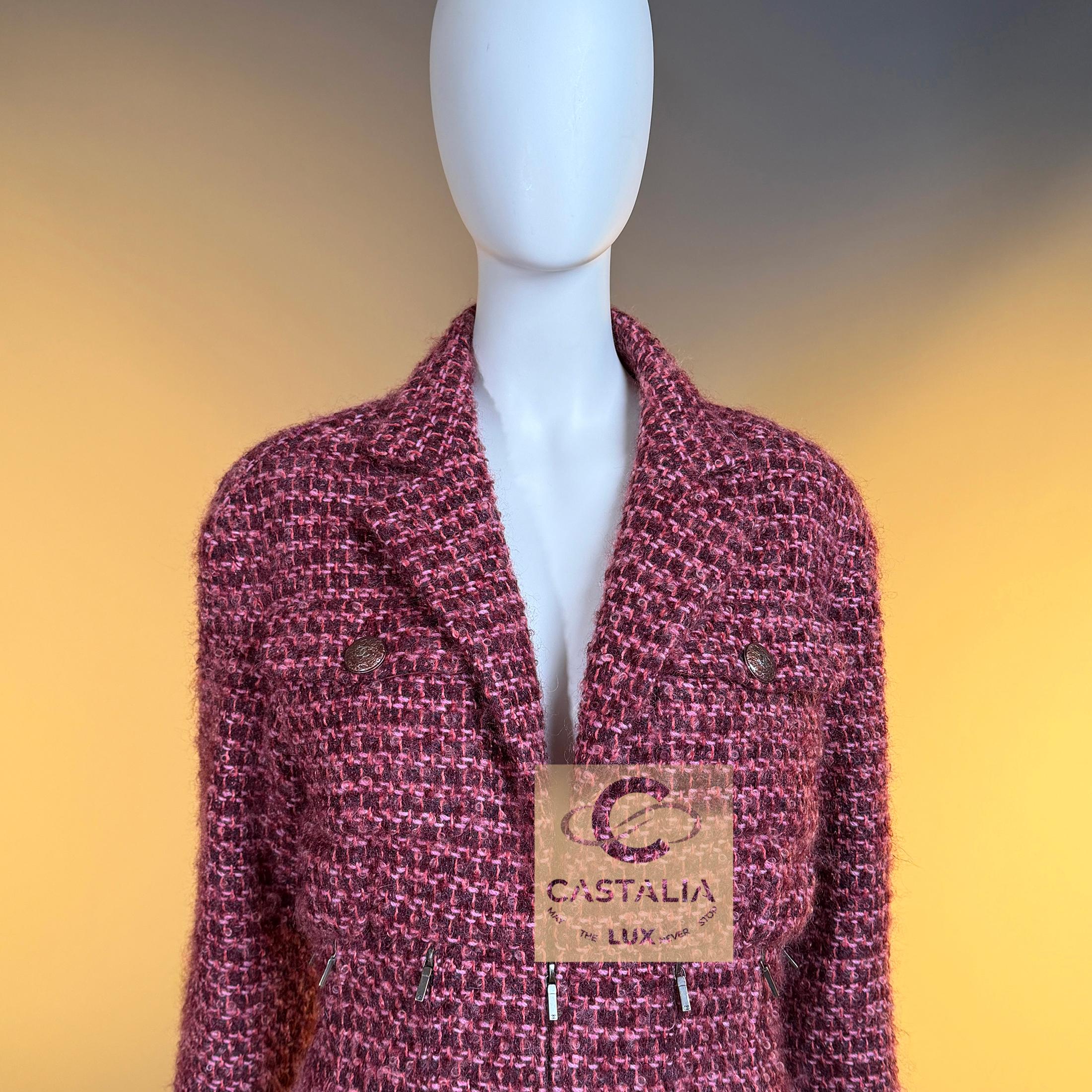 CHANEL 14K$ Museo Raro Supermercado Chaqueta de tweed 38 FR en venta 12