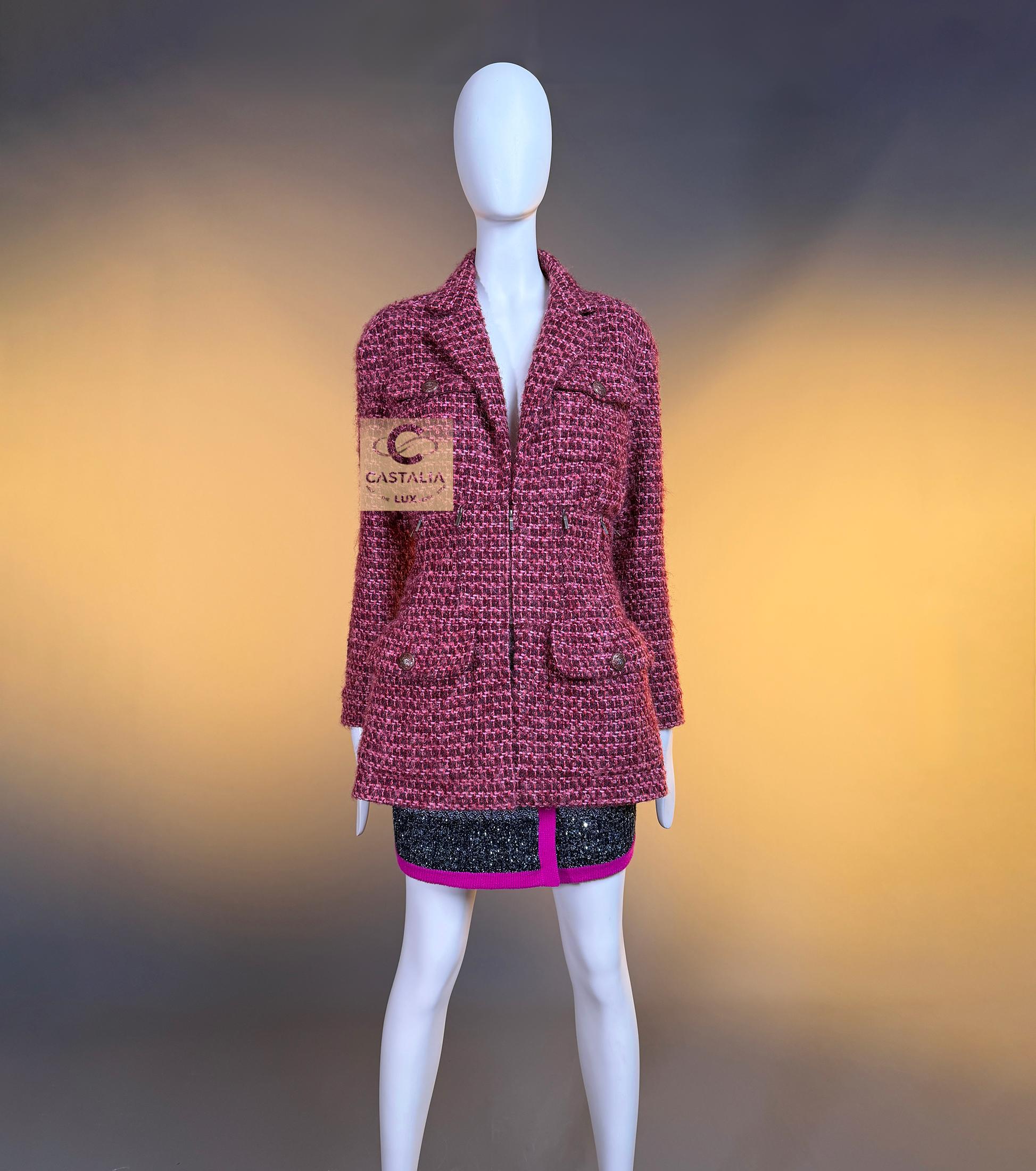 CHANEL 14K$ Museo Raro Supermercado Chaqueta de tweed 38 FR en venta 13