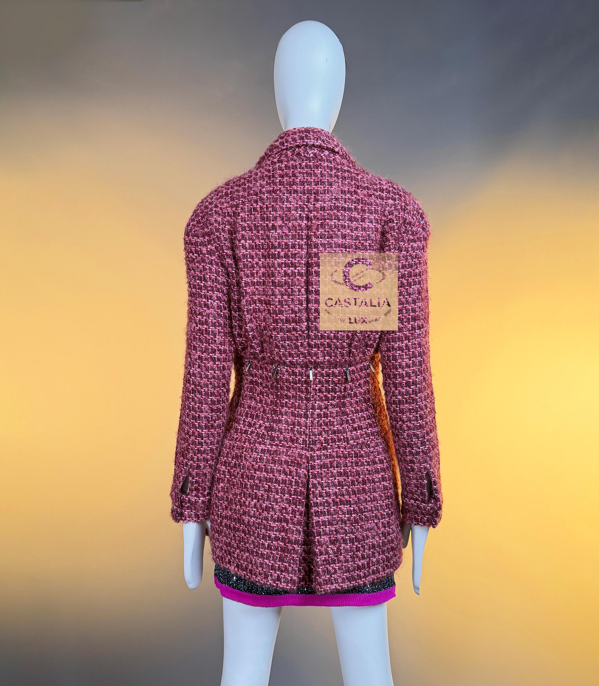 CHANEL 14K$ Museo Raro Supermercado Chaqueta de tweed 38 FR en venta 14