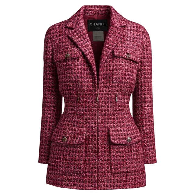 CHANEL 11K$ Paris / Saint-Tropez Marigold Tweed Jacket 36 FR For Sale ...