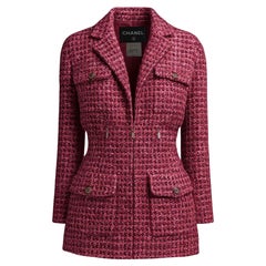CHANEL 14K$ Museum Rare Supermarket Tweed Jacket 38 FR