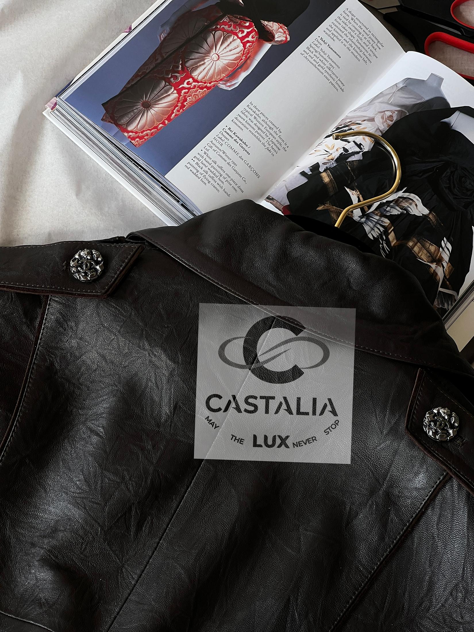 Chanel 14K$ Nuovo Polar Odyssey Runway Giacca Biker in Pelle 36 FR in vendita 7