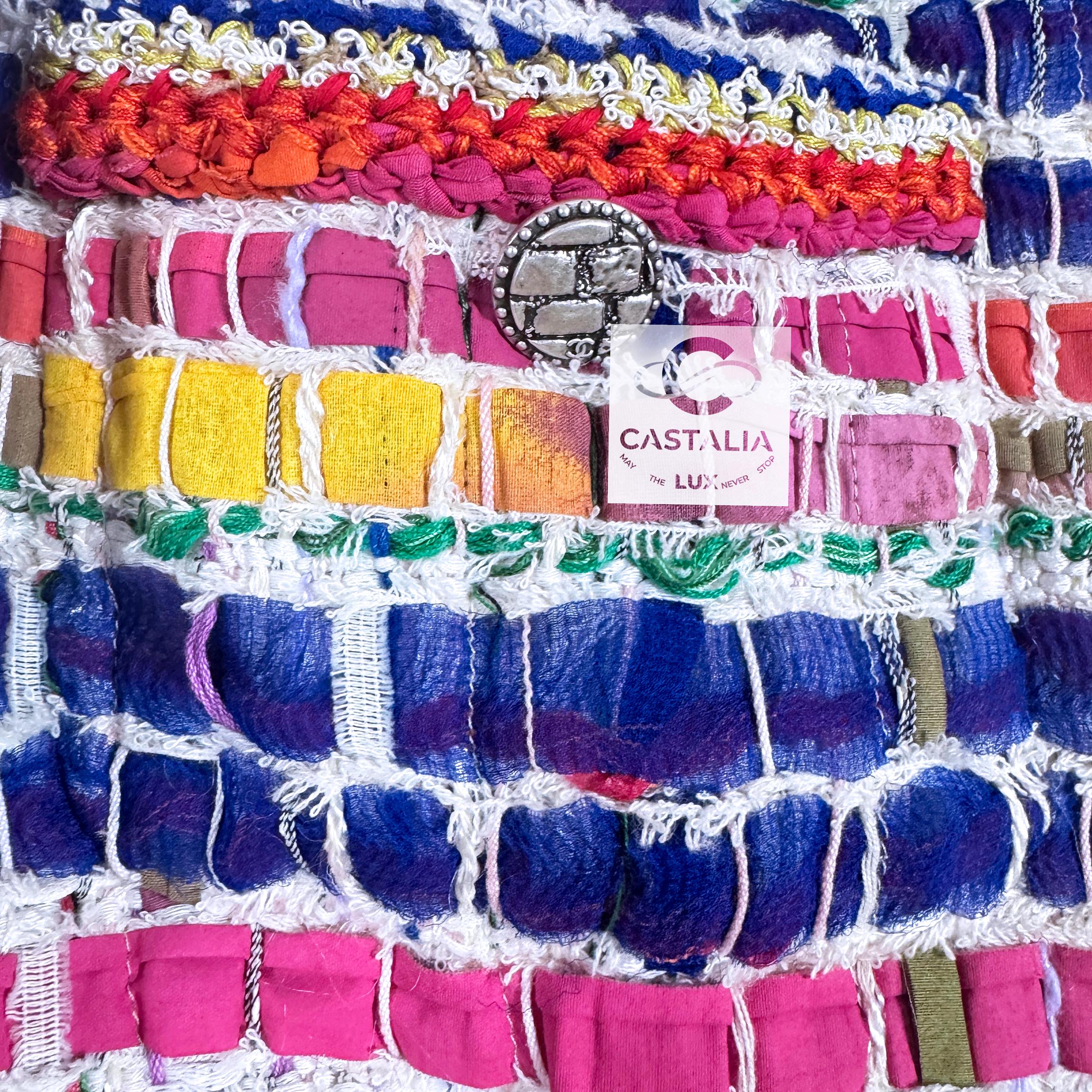 Chanel 14K$ New Ribbon Tweed Jacket 34 FR 11