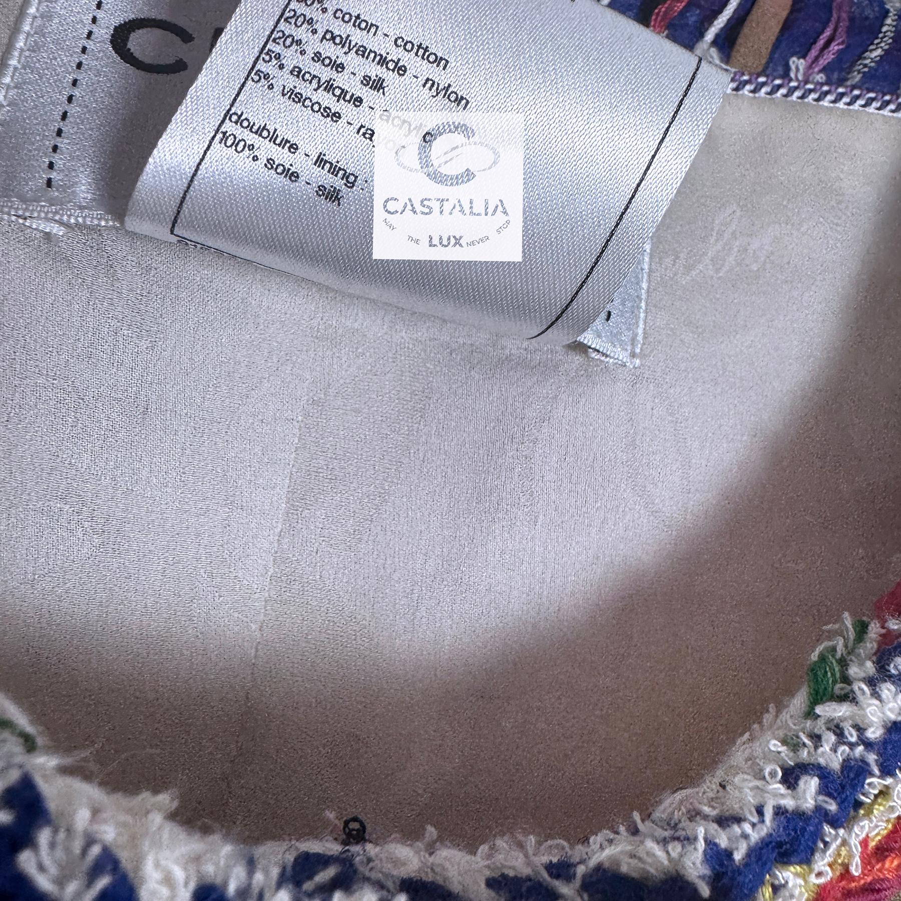 Chanel 14K$ New Ribbon Tweed Jacket 34 FR 13