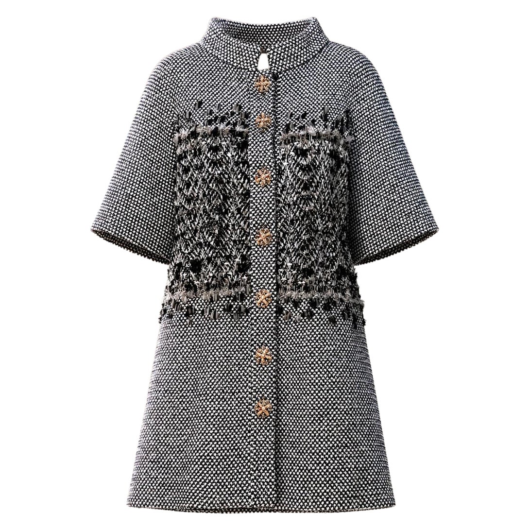 CHANEL 14K$ Paris / Bombay Tweed Jacket CC Gripoix Buttons 36 FR
