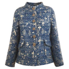 CHANEL 14K$ Paris / BYZANCE Tweed Jacket CC Gripoix Buttons 48 FR