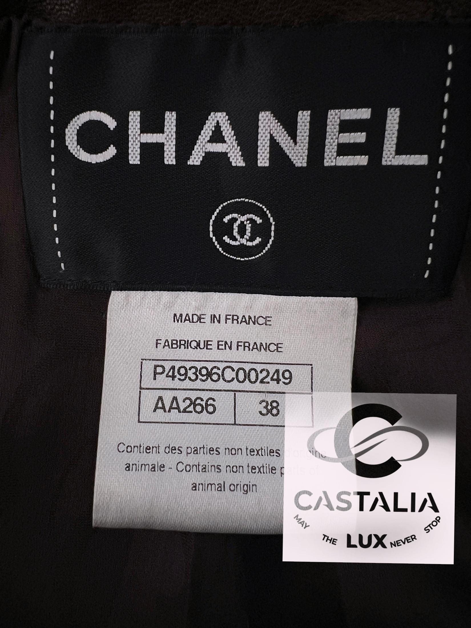 Chanel 14K$ Paris / Dallas Iconic Fringed Leather Jacket 38 FR For Sale 14