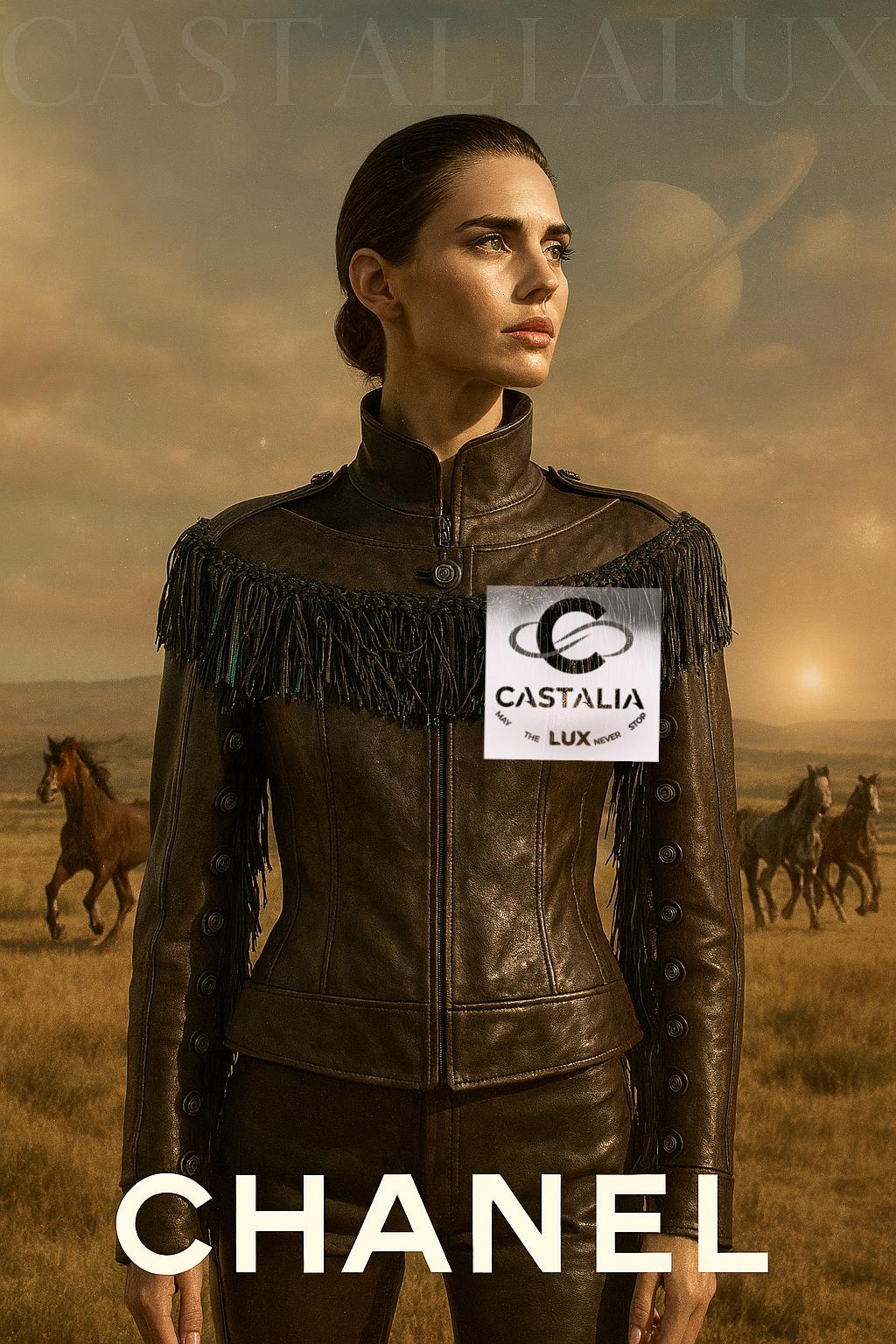 Chanel 14K$ Paris / Dallas Iconic Fringed Leather Jacket 38 FR In New Condition For Sale In Dubai, AE