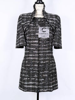 Chanel 14K$ Paris / Dubai Black Ribbon Tweed Jacket 38 FR