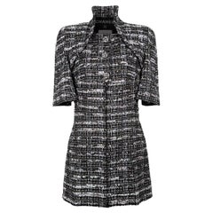 Chanel 14K$ Parigi / Dubai Giacca in tweed con nastro nero 38 FR