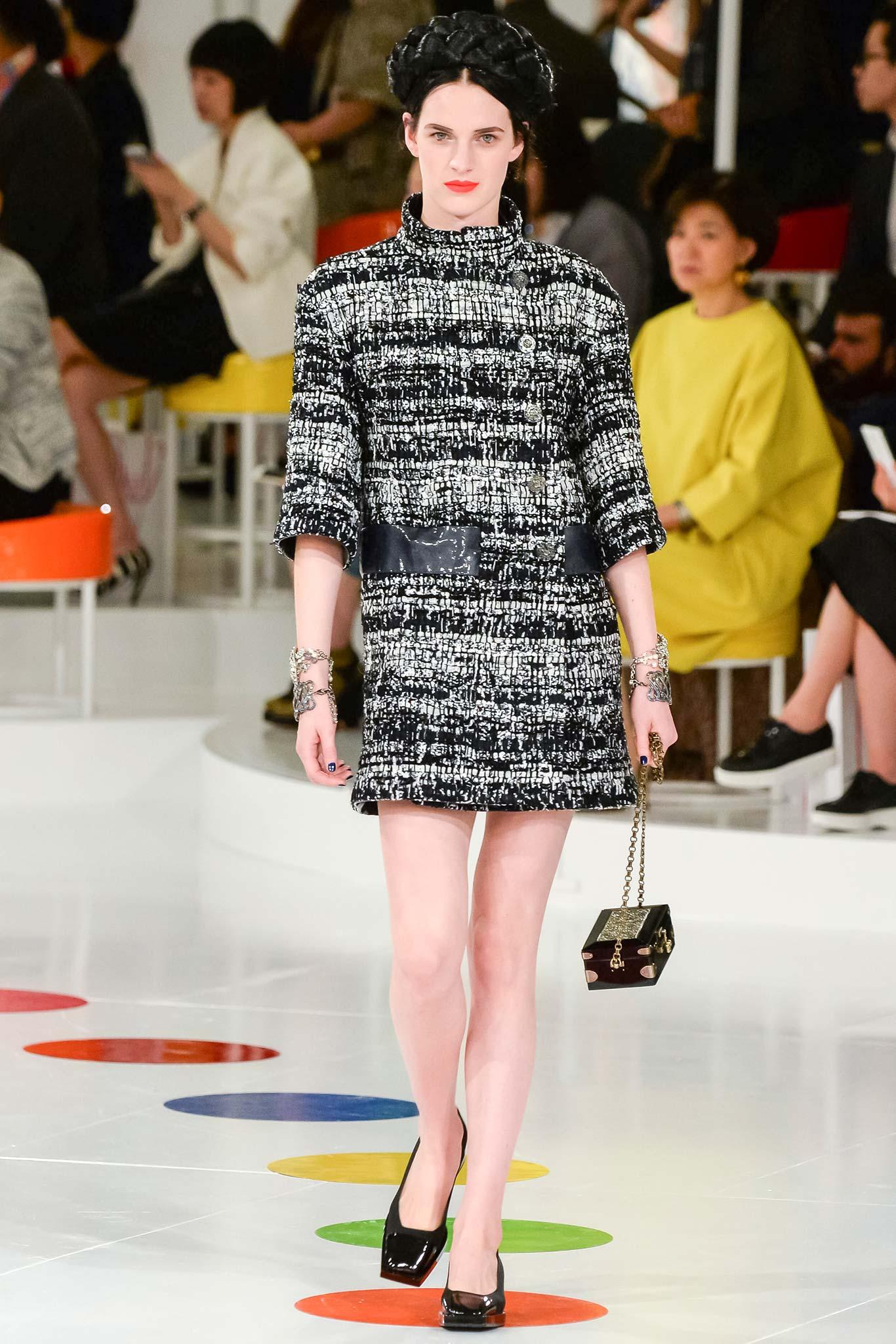 Black Chanel  14K$ Paris / Seoul Futuristic Ribbon Tweed Jacket 40 FR For Sale