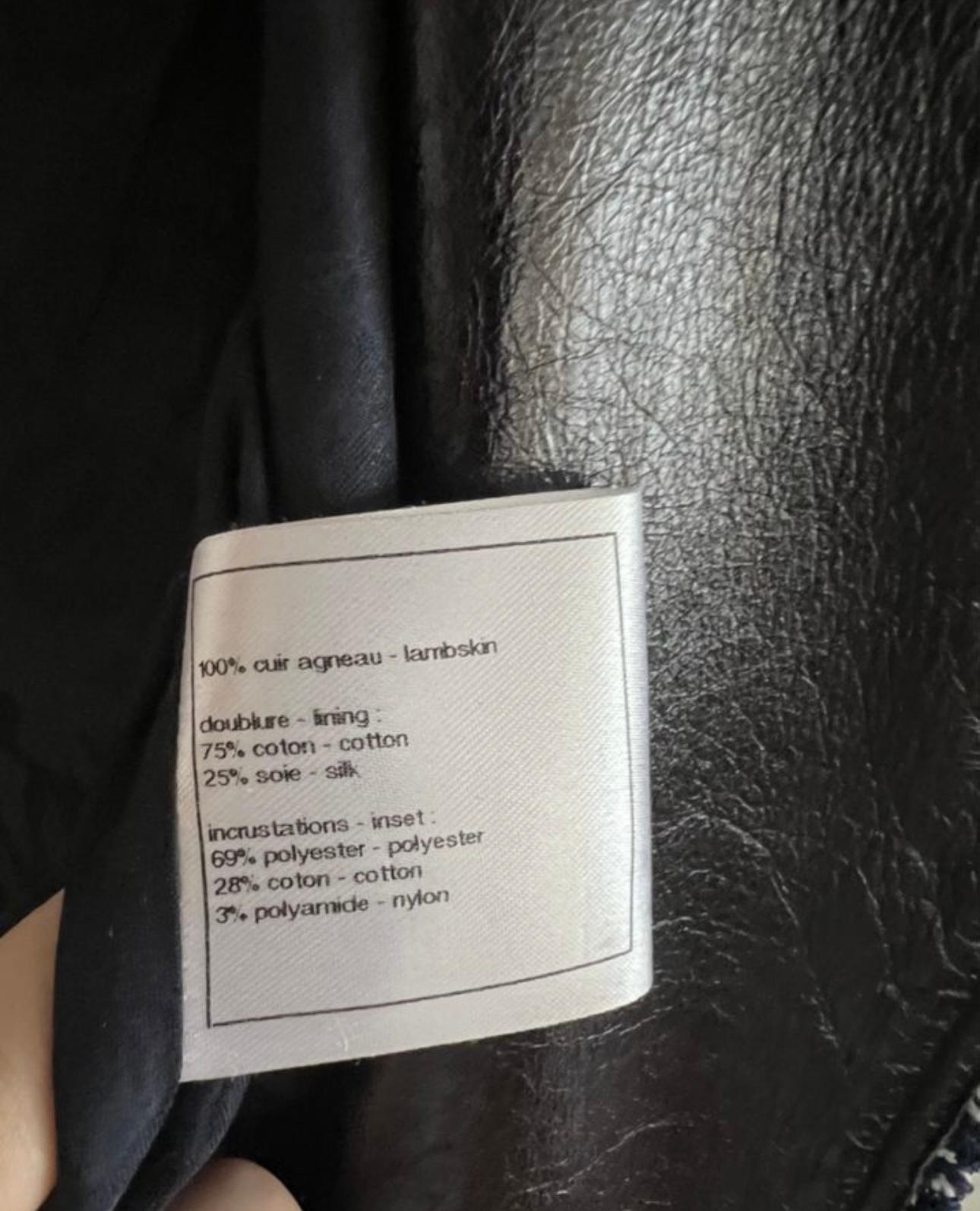 Chanel 14K$ Rare Leather Trench Coat 5