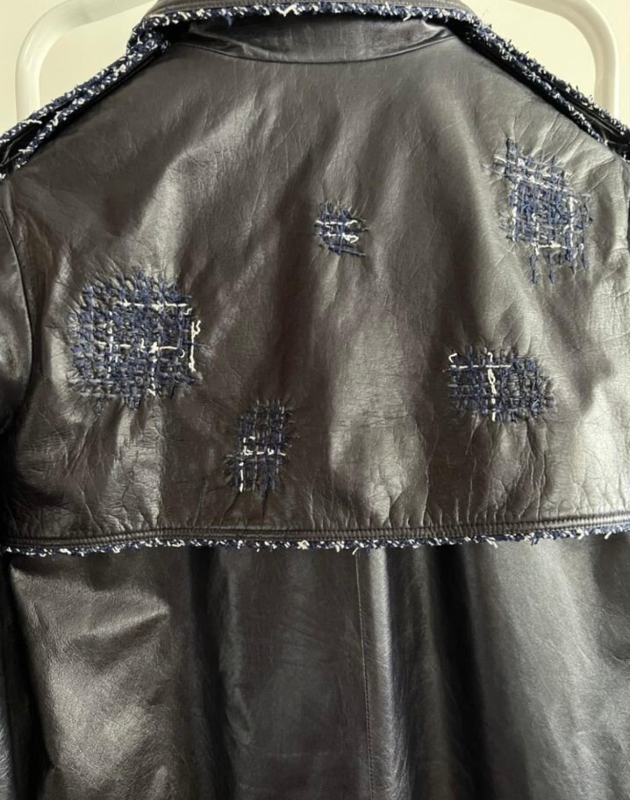Chanel 14K$ Rare Leather Trench Coat 3