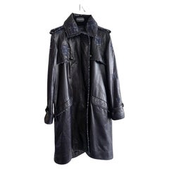 Chanel 14K$ Rare Leather Trench Coat