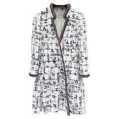 Chanel 14K$ Runway Logo Tweed Coat