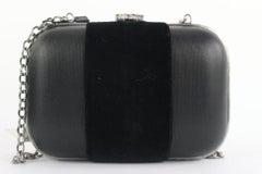 Chanel 15a CC Embellished Crystal Kisslock Minaudiere Crossbody Chain Bag