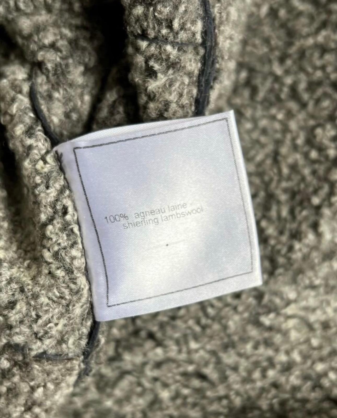 Chanel 15K Jewel and Chain Embellished Shearling Jacket 5