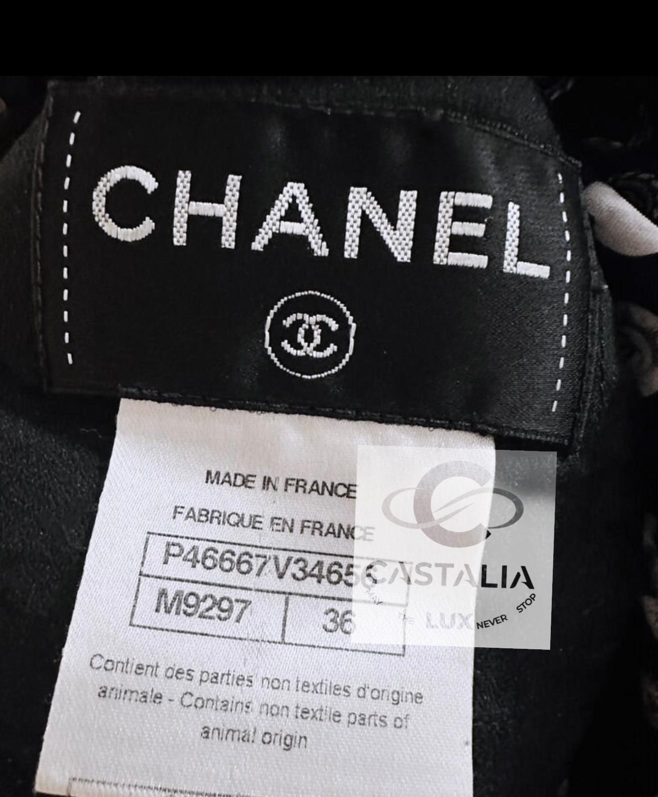 Chanel 15K$ Maxi Silk CC Logo Dress with Bow Accents 36 FR For Sale 7