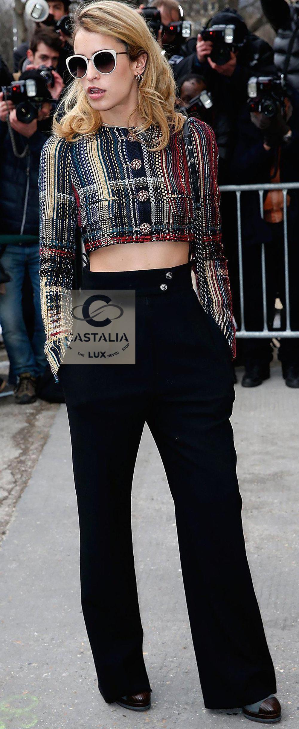 CHANEL 15K$ New Paris / Dubai Ribbon Tweed Ensemble 36 FR en vente 1