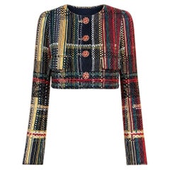 Chanel 13K$ Giacca in tweed con nastri, &New, Parigi / Dubai, taglia 36 FR