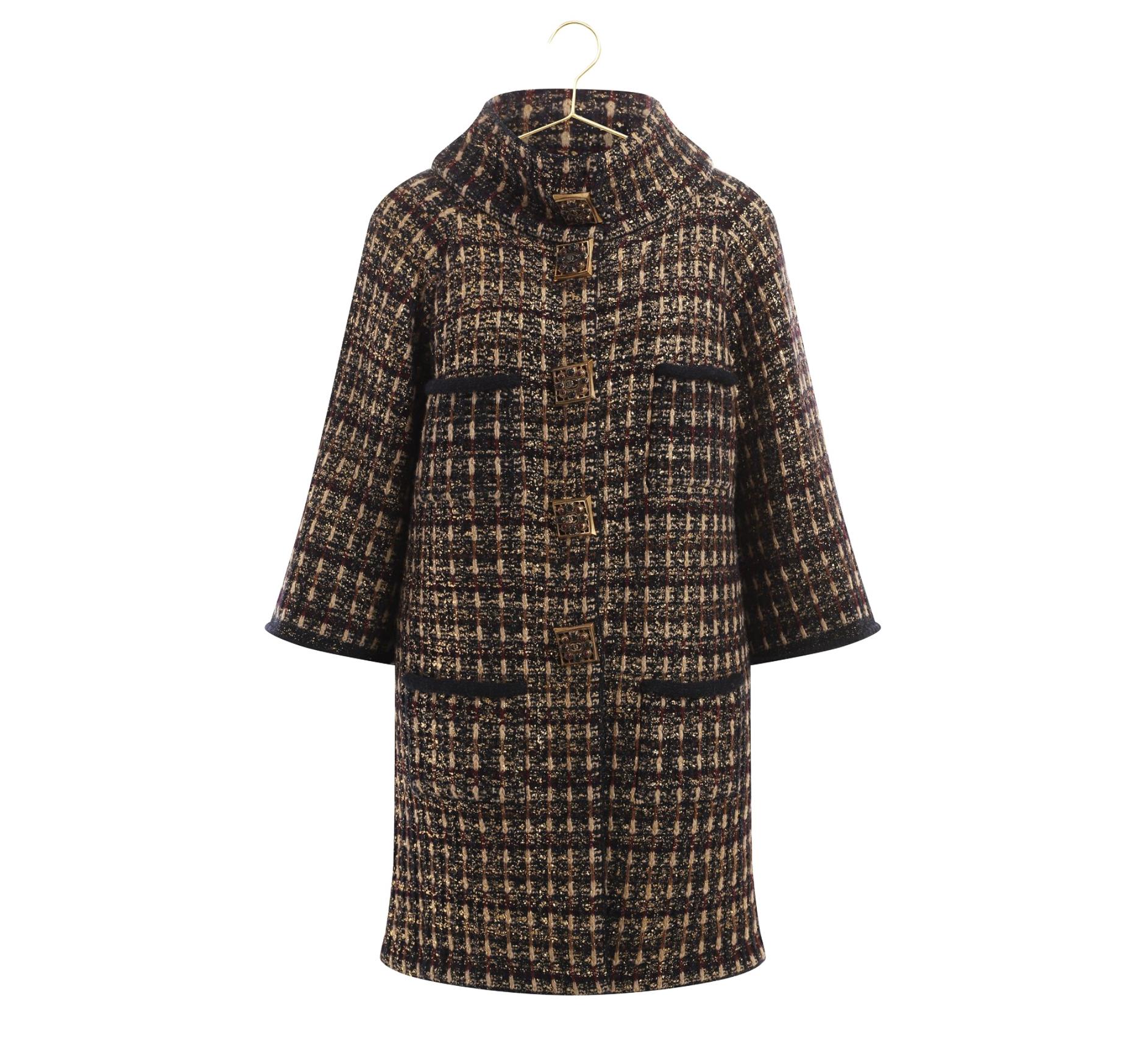 Chanel 15K$ Paris / Byzance Coat and Dress Museum Worth Ensemble 36 FR en Excelente estado para la venta en Dubai, AE
