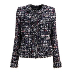 CHANEL 15K$ Paris / VENICE Ribbon Tweed Jacket 34 FR