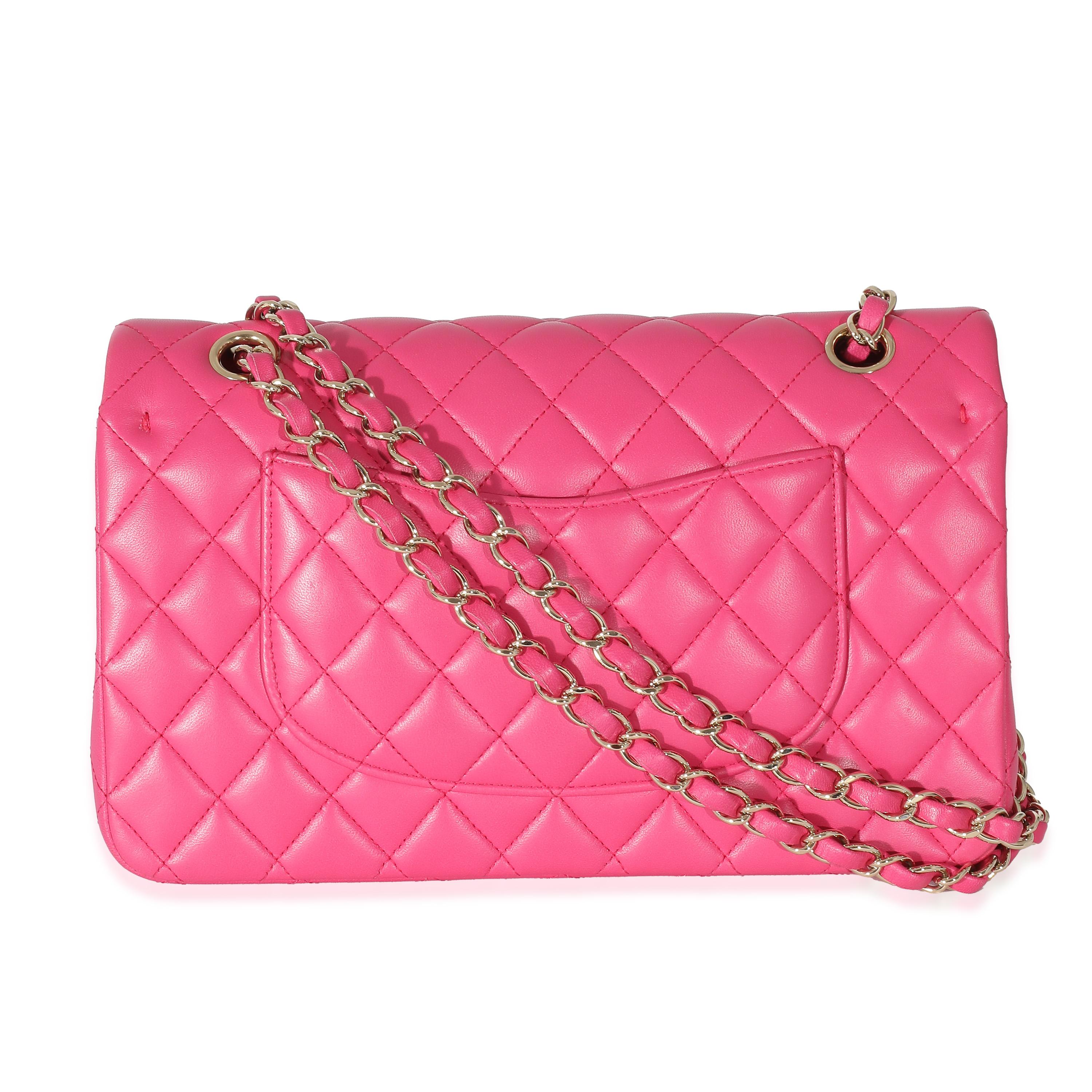 chanel hot pink purse