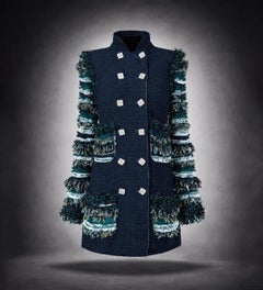 CHANEL 16K$ Jewel verschönert schwarz Tweed Jacke 38 FR