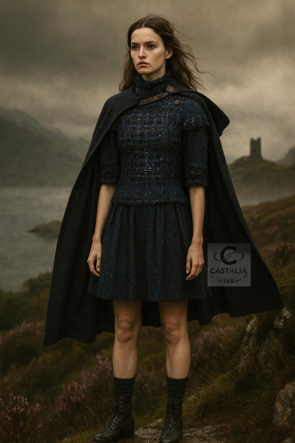 Femenino o masculino Chanel 16K$ París / Edimburgo Vestido de tweed nivel museo 36 FR en venta